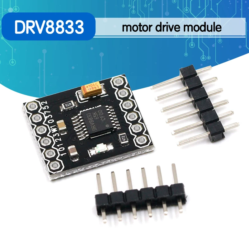 10 шт. DRV8833 2 канала драйвер двигателя постоянного тока зарядная Модульная плата 1.5A