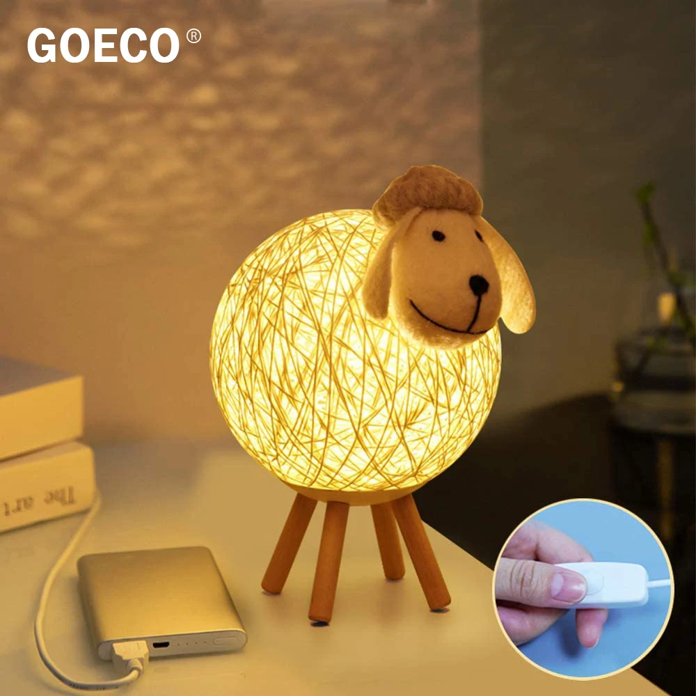 Светодиодный ночник USB-проектор для овец проекционный ночной Светильник ухода за