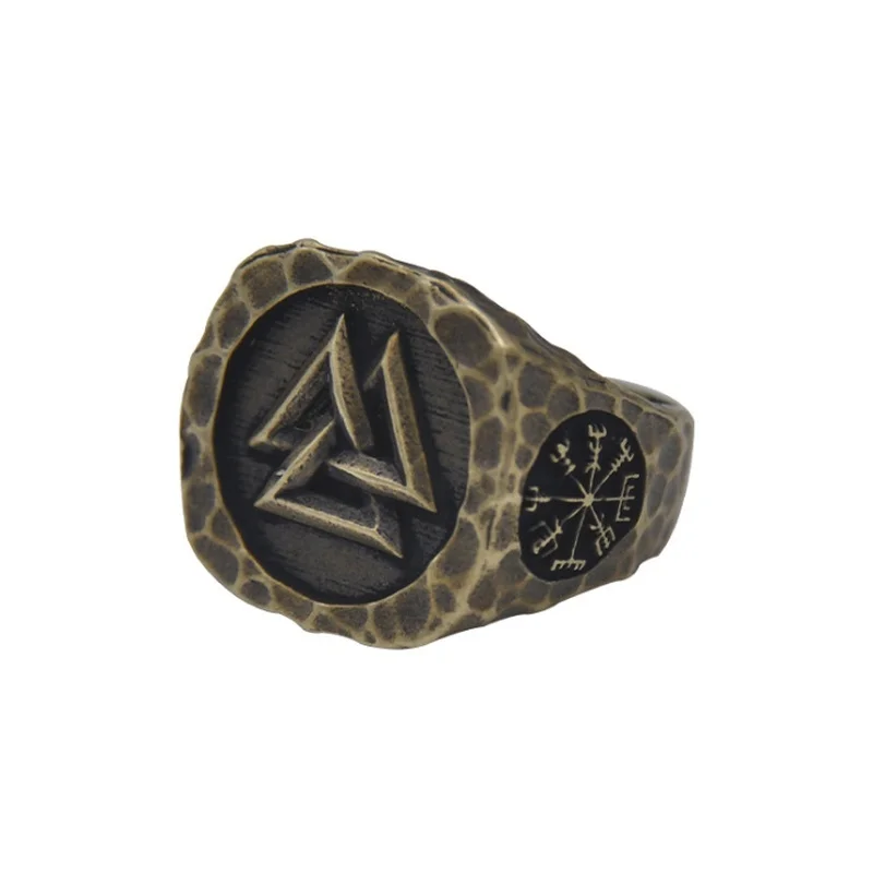

Fashion Punk Nordic Viking Retro Religious Style Ring for Men
