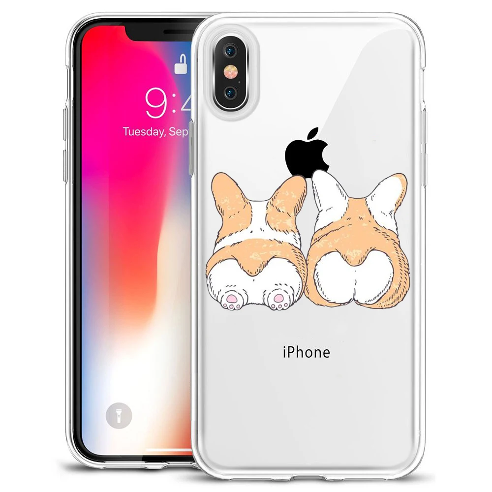 Прозрачный чехол для iPhone 11 Pro max XS Max X XR мягкий 6 6S 7 8 Plus с изображением милых кошек и