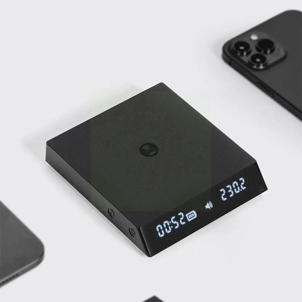 

Черные Зеркальные электронные весы Timemore для эспрессо, цифровые весы для кофе, ручные кухонные весы со светодиодным дисплеем A9e9