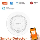 Система дымовой сигнализации Tuya ZigBee, Wi-Fi детектор дыма для умного дома