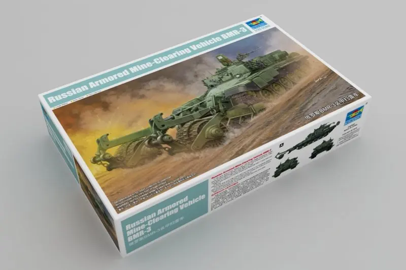 

Trumpeter 1/35 09552 Russian BMR-3 Armored Mine-Clearing Vehicle Military Display Toy Plastic Assembly Building Model Kit