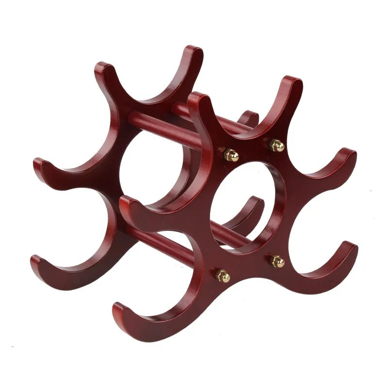 

Creative Wooden Style Wine Rack Wine Holders Wine Bottle Display Stand Organizer Bar Storage Racks WF