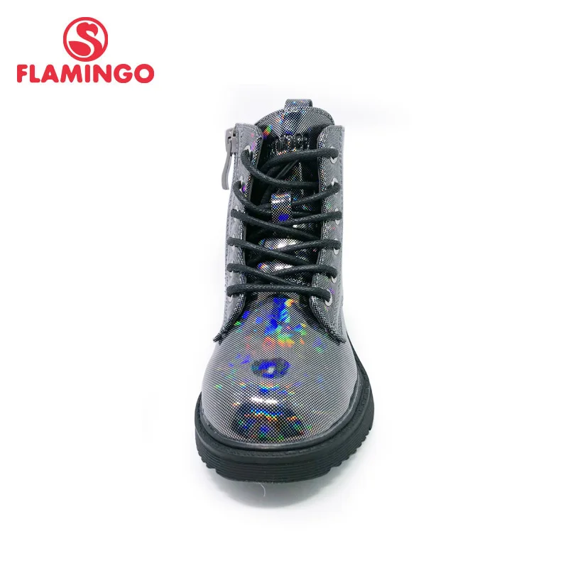 Модные детские ботинки с фламинго русская марка осень/зима Высококачественная