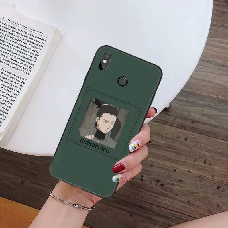

Naruto shippuden shikamaru Phone Case For Xiaomi Redmi note 7 8 9 t k30 max3 9 s 10 pro lite