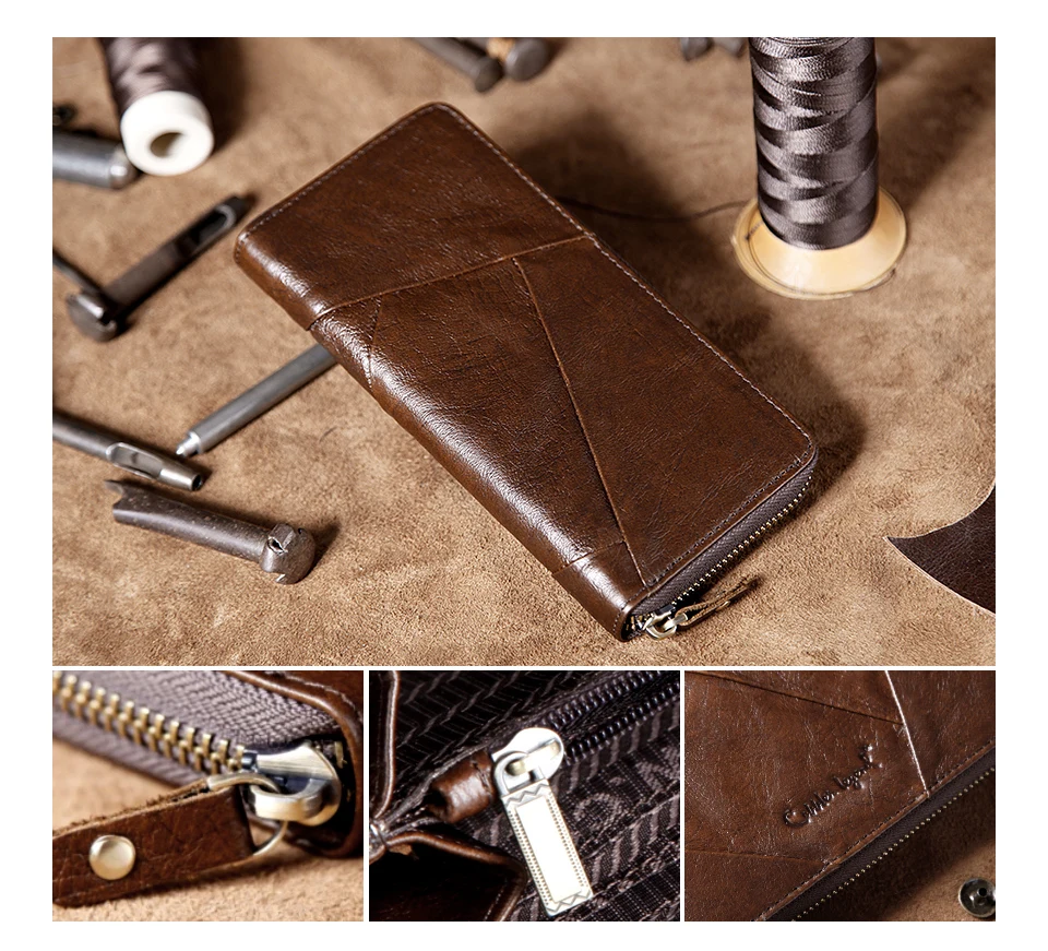 Cobbler Legend новые ретро трендовые женские кошельки для леди из натуральной кожи тонкий клатч кошелек для девочек длинные кошельки для карт и монет