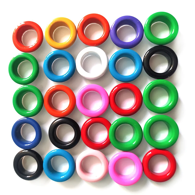 100 шт. разноцветные металлические петли 3/4/5/6/8/10 мм |