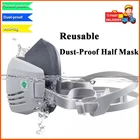 Силиконовая Пыленепроницаемая полумаска промышленный пыленепроницаемый полированный моющийся респиратор деревянная маска для украшения сварочного аппарата