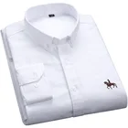 100% хлопковая приталенная рубашка мужская футболка с длинным рукавом рубашки для мужчин, в клетку и полоску; Пуговицы большого размера со шнуровкой Мужская модная одежда тенденции