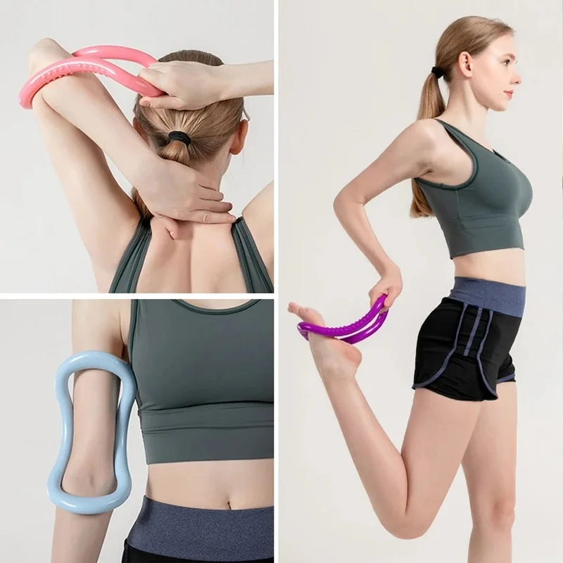 

Yoga Circle Equipment Yoga Ring Pilates Workout Ring Loop Waist Shoulder Shape Pilates Bodybuilding for Home Training Accessorie