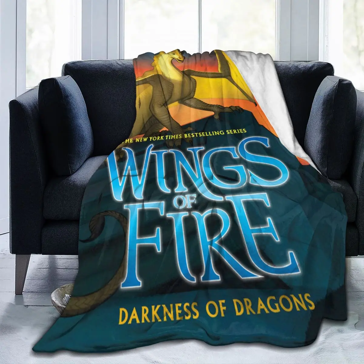 Одеяло с изображением крыльев огня из второй дуги темноты дракона одеяло для