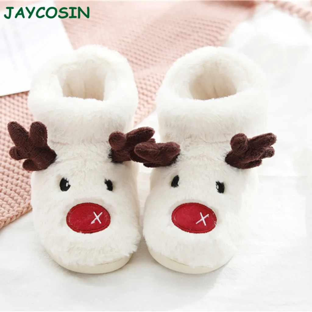 JAYCOSIN обувь для женщин 2019 модные мягкие теплые зимние домашние тапочки с милым