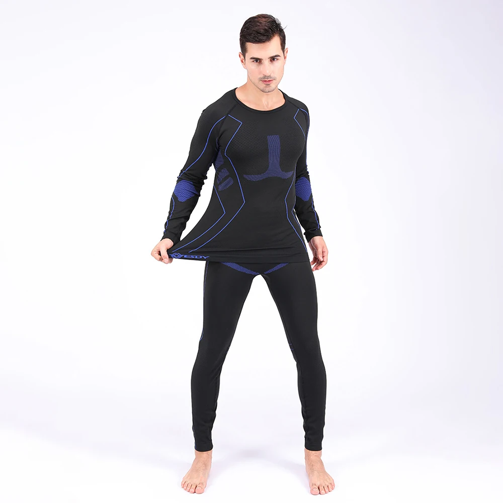 

Men Motorcycle T-Shirt & Pants Gray Base Layers Sleeves Motorbike Compression Quick Dry Fitness Sport Bicycle Moto Underwear Set