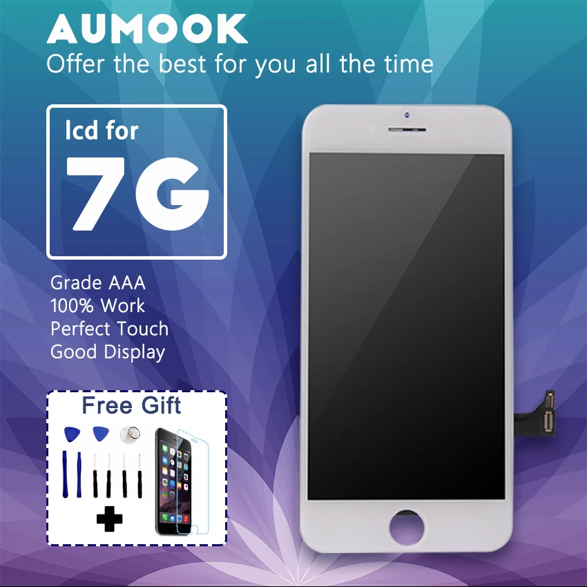 ЖК-дисплей для iPhone 7 с сенсорным экраном и дигитайзером в сборе 10 шт. | Мобильные