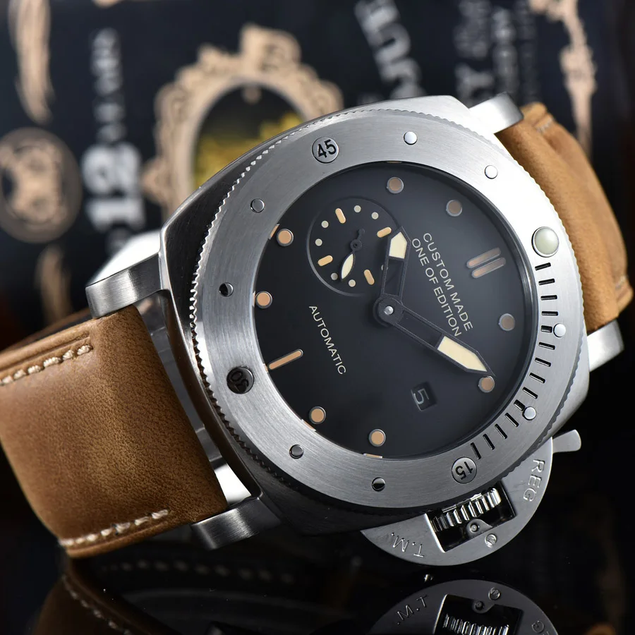 OUMASHI Роскошные Мужские автоматические механические часы многофункциональный