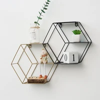 pgy metal nordic home decoration moredn simple design wall hanging plant flower shelf pot tray mounted floating wall shelves