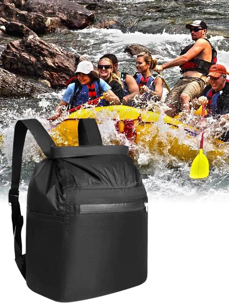 Водонепроницаемый спортивный рюкзак 15 л легкая складная нейлоновая сумка с