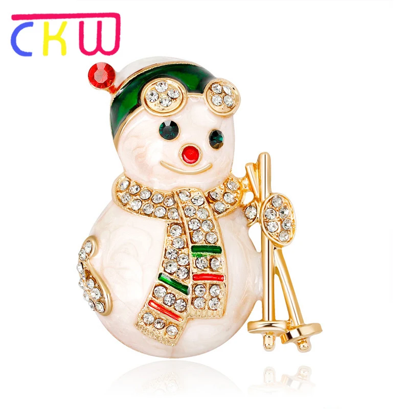 CKW новая модная детская одежда с героями мультфильмов Рождественский брошь