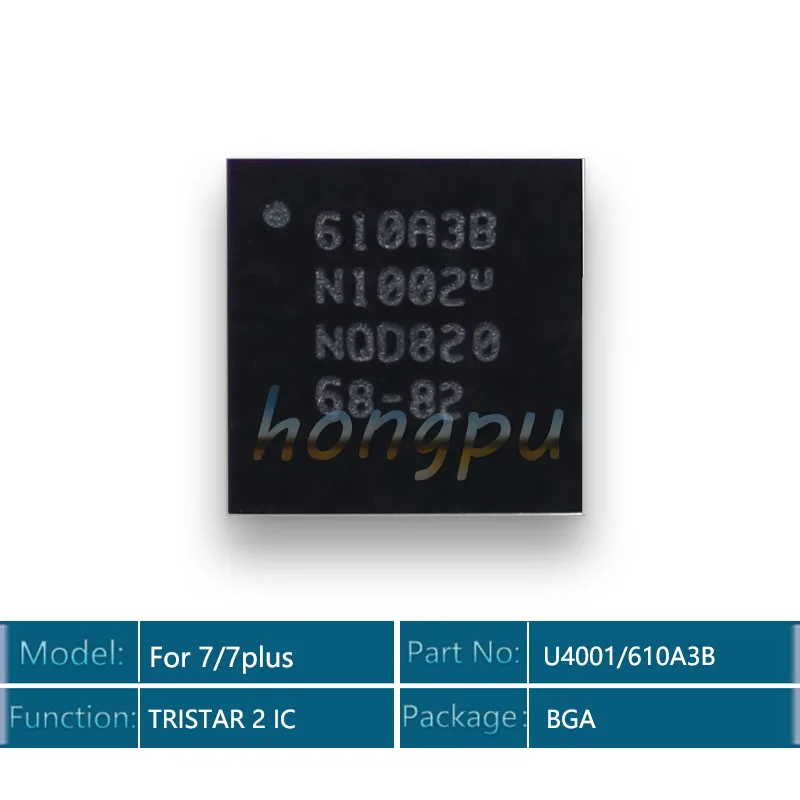 5шт./лот 610A3B/U4001 U2 IC 36pins для iphone 7/7plus/7plus Зарядное устройство USB/зарядка чип 000ar 2 IC|ics