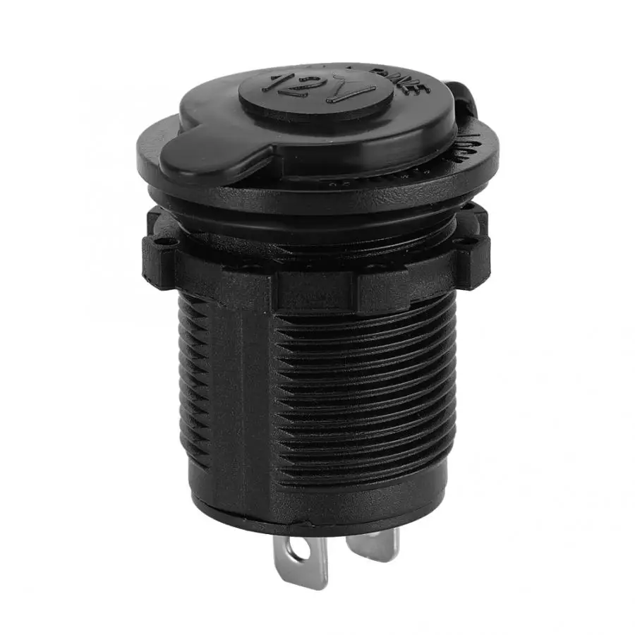 12V 24V ABS автомобильный мотоцикл прикуриватель с водонепроницаемой крышкой