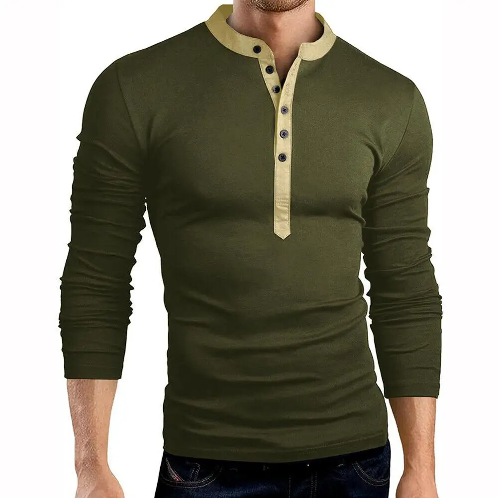 Yiwa мужской модный пуловер с длинным рукавом футболки повседневные мужская