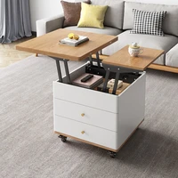 lifting coffee table dining table dual purpose nordic living room household retractable multifunctional folding bedside table