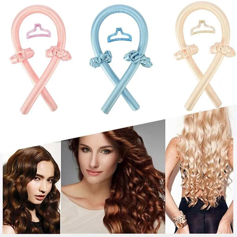 

2021new Heatless Curling Rod Headband Lazy Curler Silk Curling Ribbon Silk Curling Ribbon Heatless Hair Curling Ribbon Make