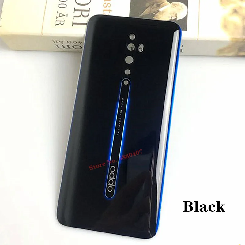 100 original back cover for oppo reno 2z reno2z rear housing door battery cover panel mobile phone case shell replacement parts free global shipping