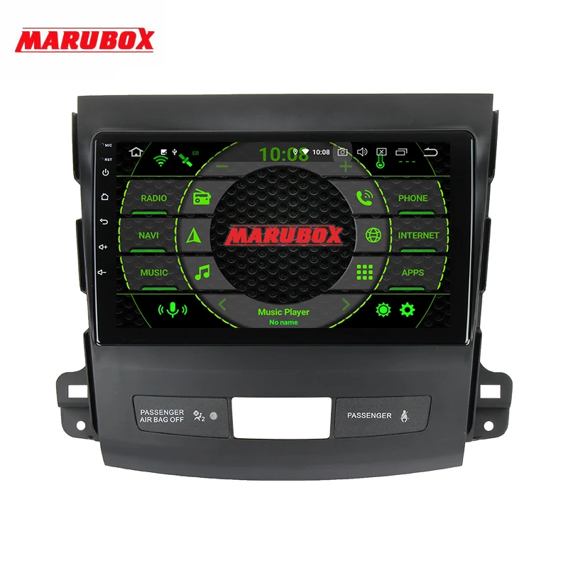 Штатная магнитола для Mitsubishi Outlander xl /4007, MARUBOX TK900 Штатное головное устройство для Мицубиси Аутлендер, Android 9.0, Восьмиядерный процессор, встроенный DSP, IPS экран, Оперативная 4GB, Встроенная 64GB