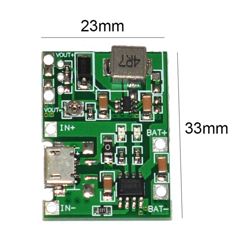 

Step Up Boost Module Battery Charging Discharge Integrated Module New 3.7V 9V 5V 2A Adjustable Step Up 18650 Lithium