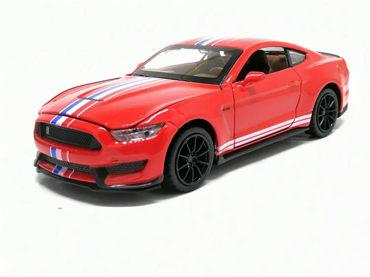 1:32 Ford Cobra Mustang литье под давлением модель автомобиля открытая дверь из металла