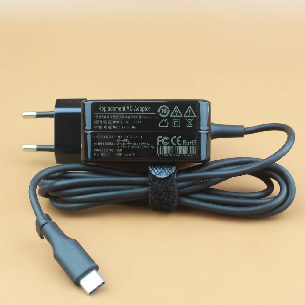 45 Вт 30 настенное зарядное устройство USB-C PD Сетевой адаптер питания для ноутбука