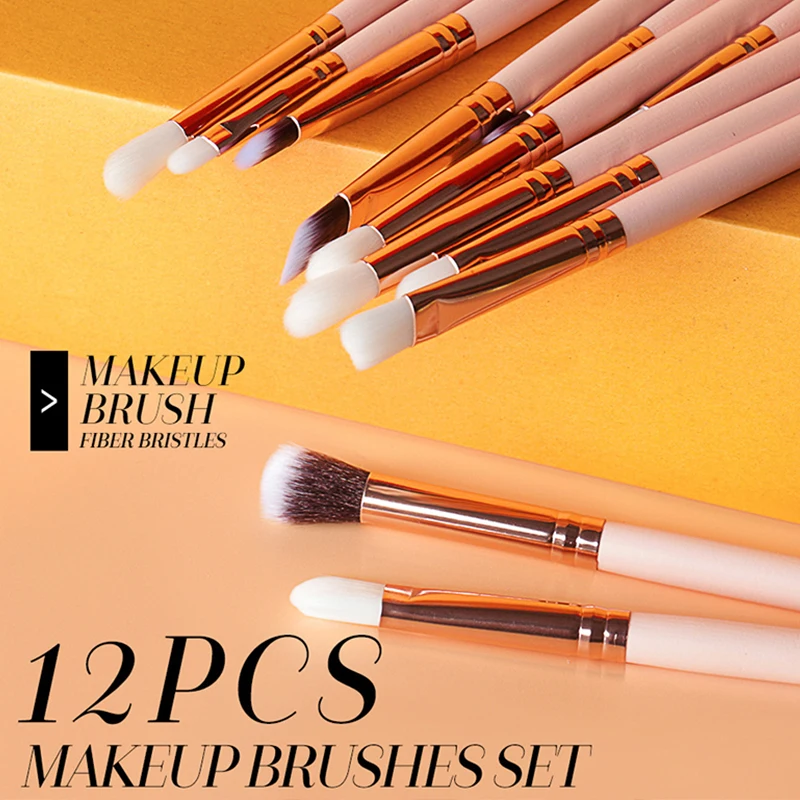 

Lot of Makeup Brush Set for Make-up Rushes High Quality Professional 12pcs Eyeshadow Brushes Multifunctional Cosmetics for Women