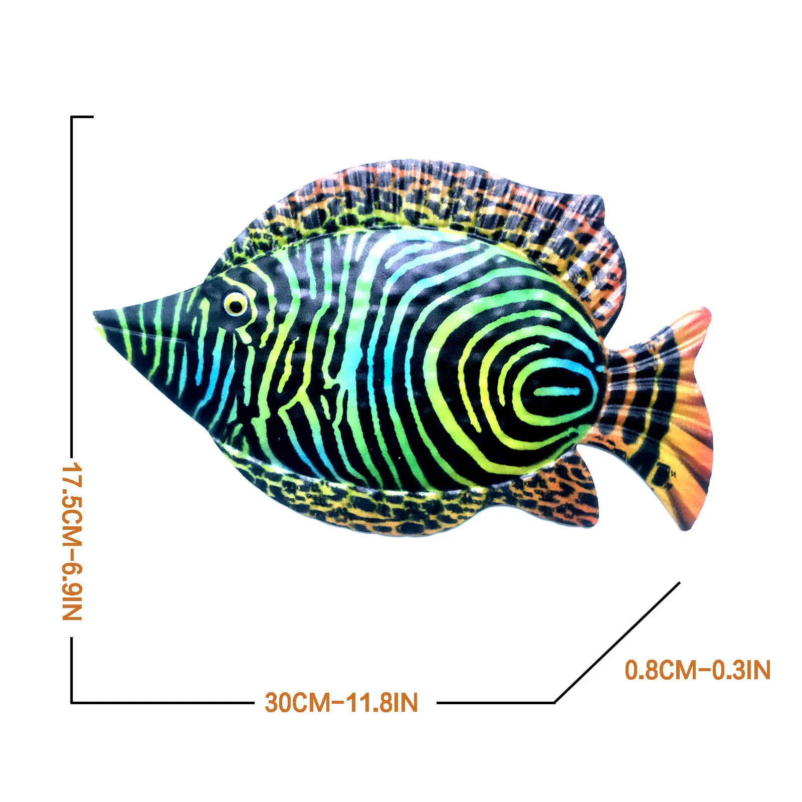 

Color Metal Fish Metal Art Wall Decoration Living Room Bedroom Home Decoration 4pc Fish Metal Art Wall Decoration Living Room