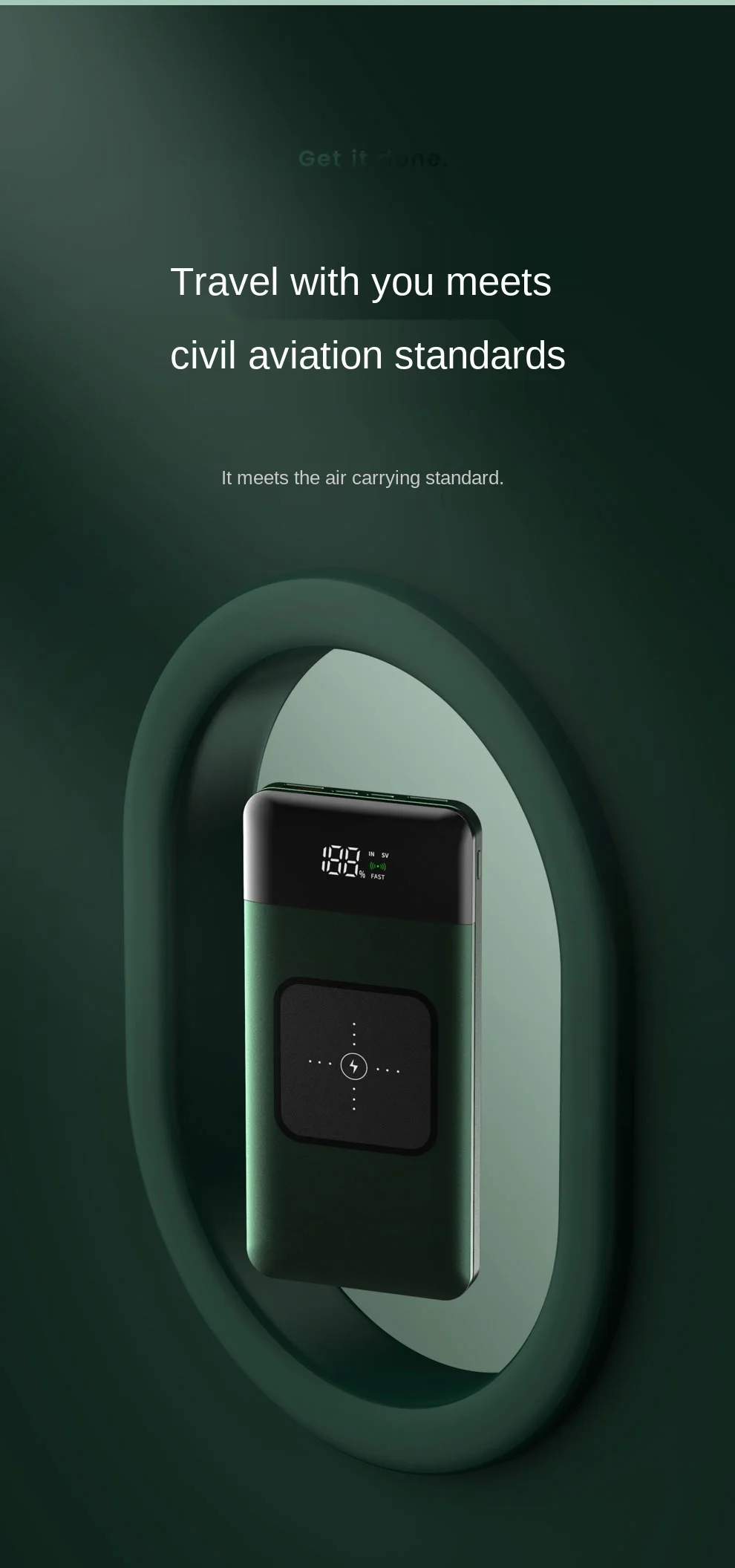 

zq 20000 MA Wireless Power Bank Flash Charging Large Capacity Dedicated Mobile Power Supply