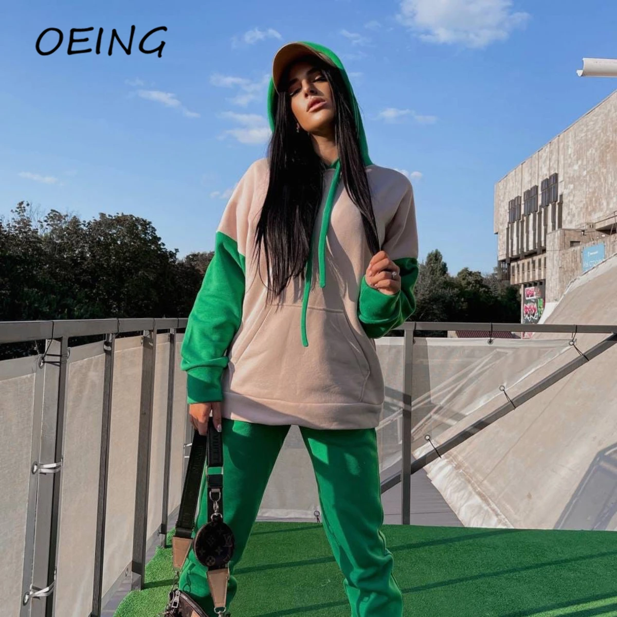 

Winter Activewear Sets Tracksuits for Women 2 Piece Sets Exercise Hoodie and Pants Lounge Wear Sets