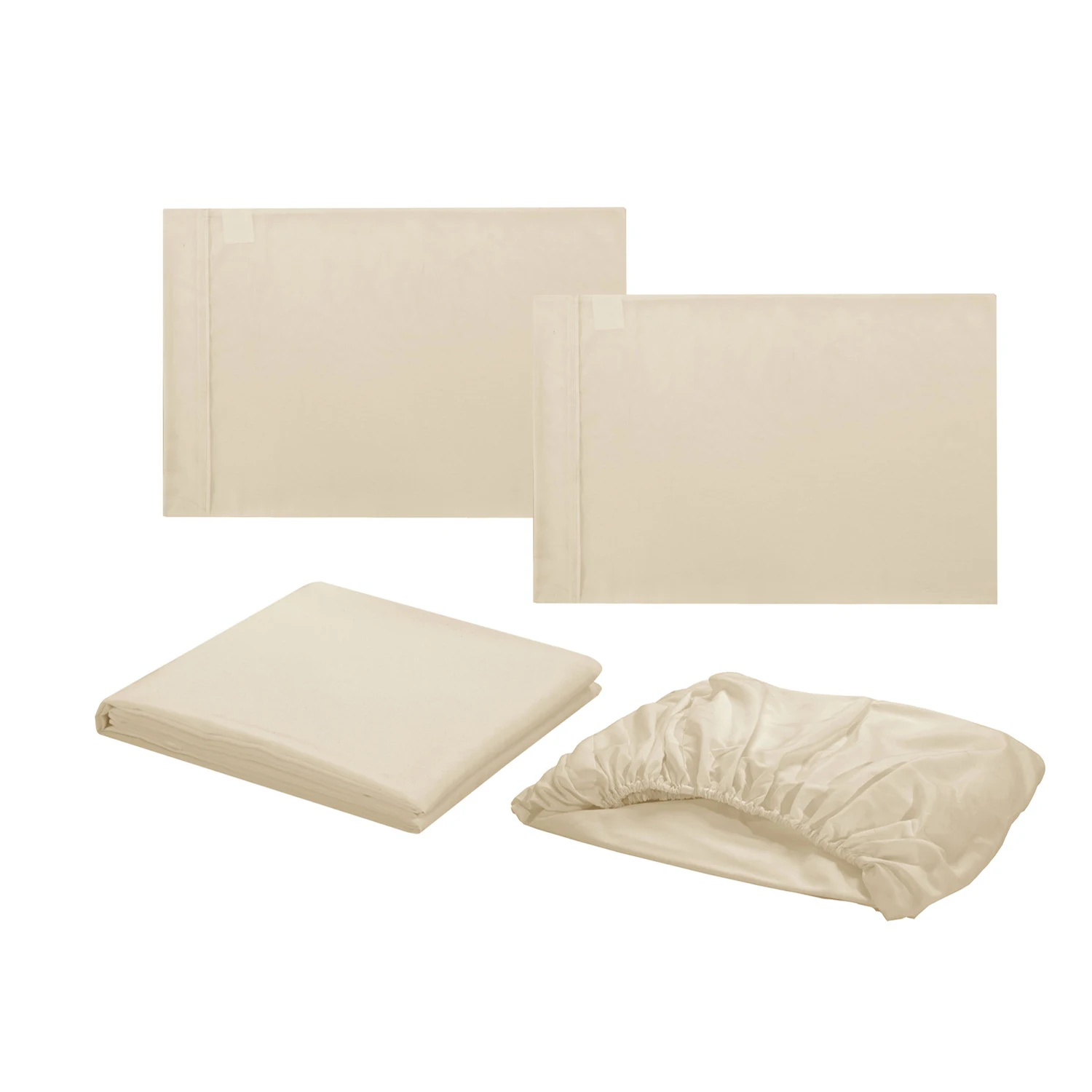 Beige 3/4 шт., Комплект постельного белья с глубоким карманом, роскошное льняное постельное белье для отеля, мягкое постельное белье из египетского хлопка - Цвет: Beige