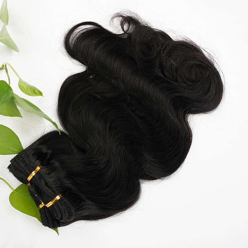 200 г человеческие волосы для наращивания на всю голову бразильские Remy 100%