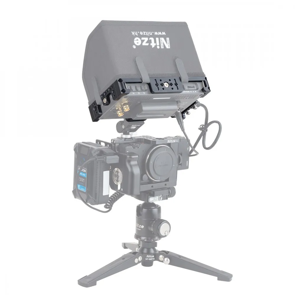 Клетка для монитора Nitze TVLogic F-5A 5 с зажимом кабеля HDMI бесплатная доставка новый