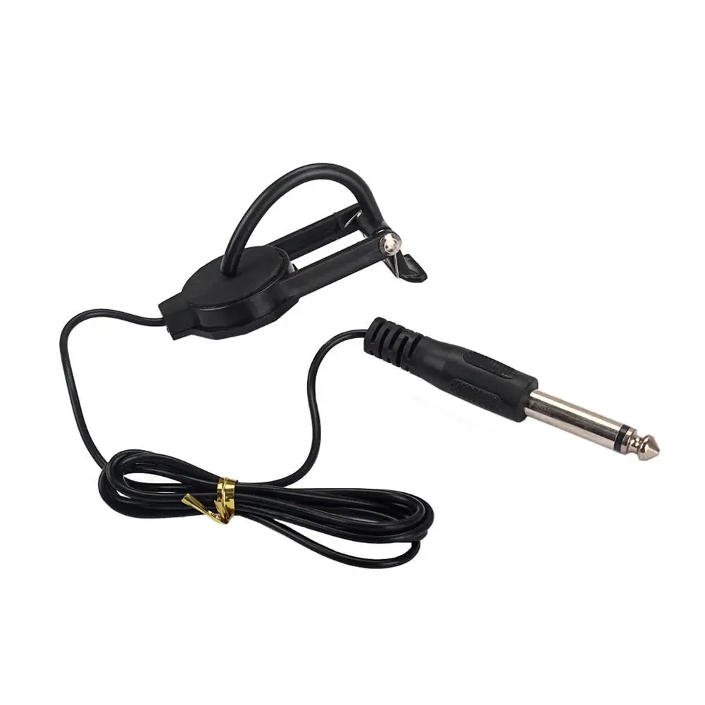 IRIN GMB348 Профессиональный пикап с 1/4 &quotJack 120 мм кабелем черный для электрической