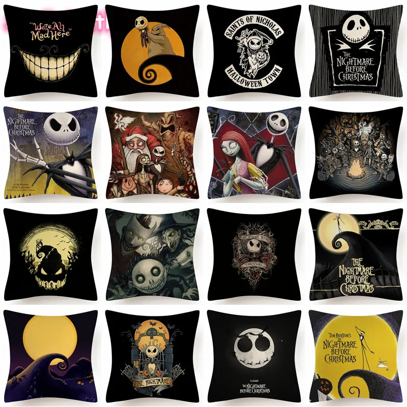 4 шт. декоративные подушки в виде черепа Джека |