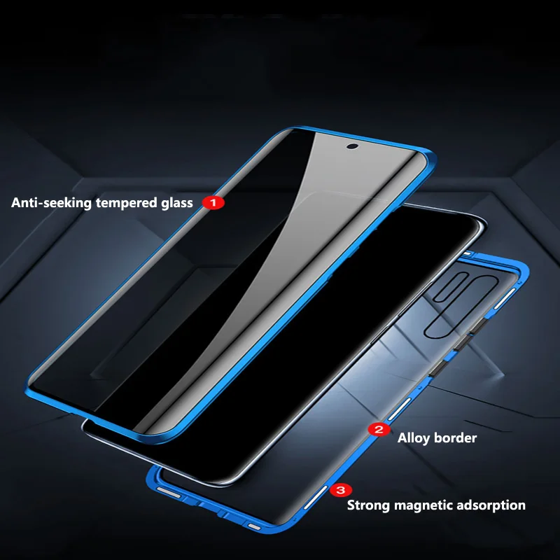 Защитный чехол с магнитным стеклом для Huawei P 30 20 Pro Mate Honor | Мобильные телефоны и