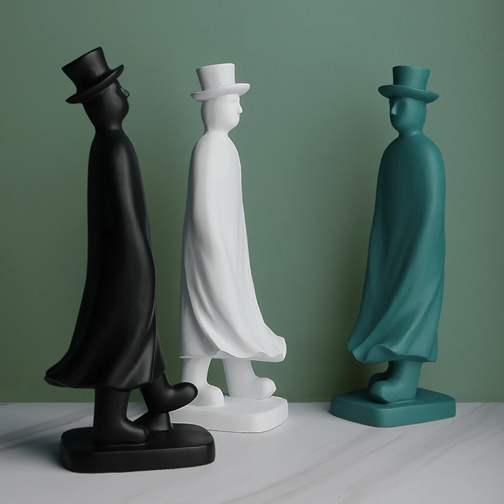 

Fashion Man Resin Figurines For Home Decoration Accessories Living Room Decor Office Ornament Father's Day Man's Birthday Gift