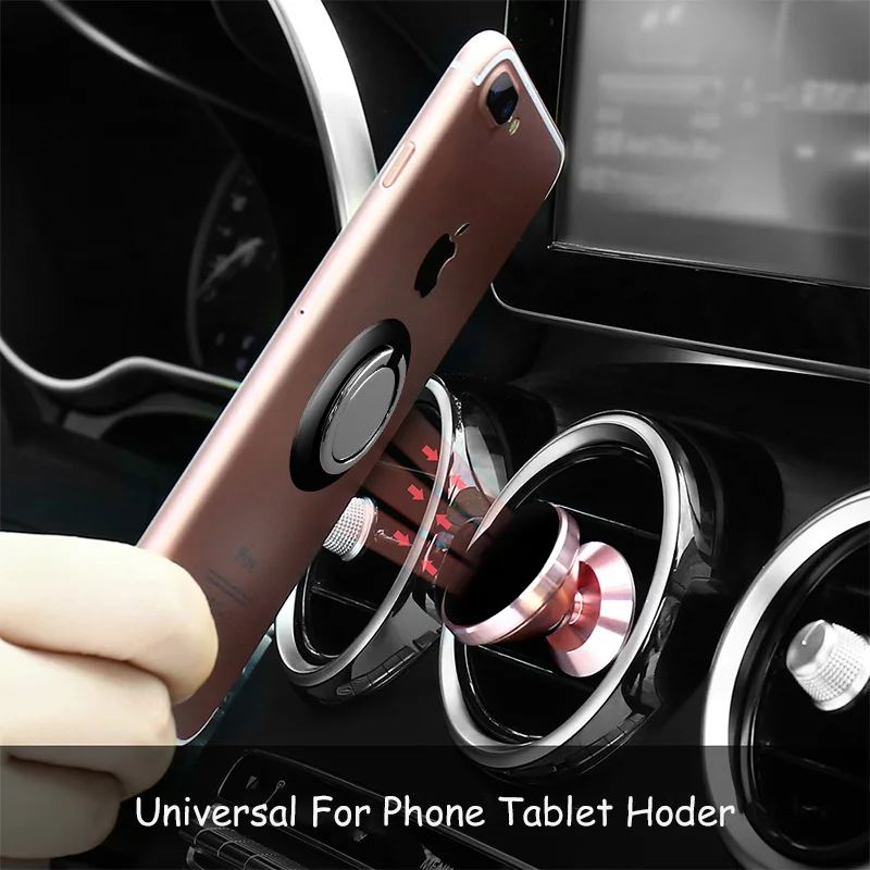 Mobile Phone Ring Holder Smartphone Stand Phone Accessories Round Phone Stand Socket Magnetic Holder for Car iPhone Samsung