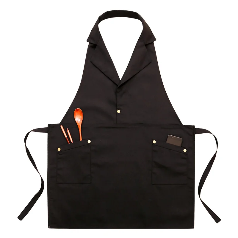 Фартук корейский модный чайный магазин Кофейня мужские и женские комбинезоны с