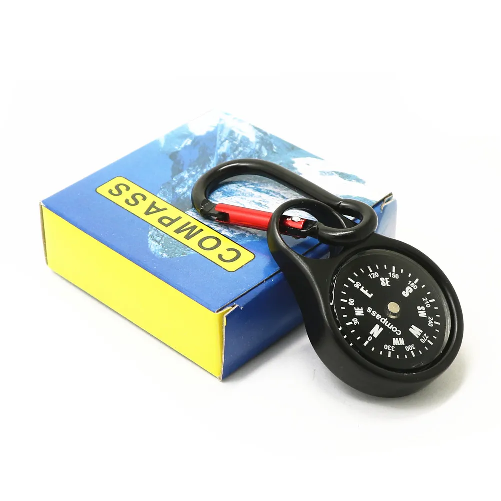 Пряжка-Компас из цинкового сплава карабин для альпинизма выживания на открытом