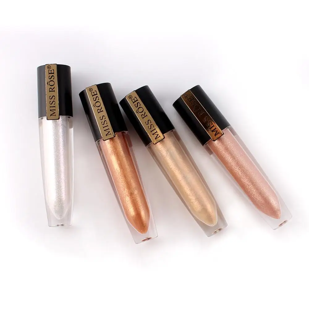 MISS ROSE Lip Gloss Pearl Waterproof Nude Red Sexy Beauty Glaze Liquid Tint Moisturizer Brighten LipStick Makeup Cosmetic |