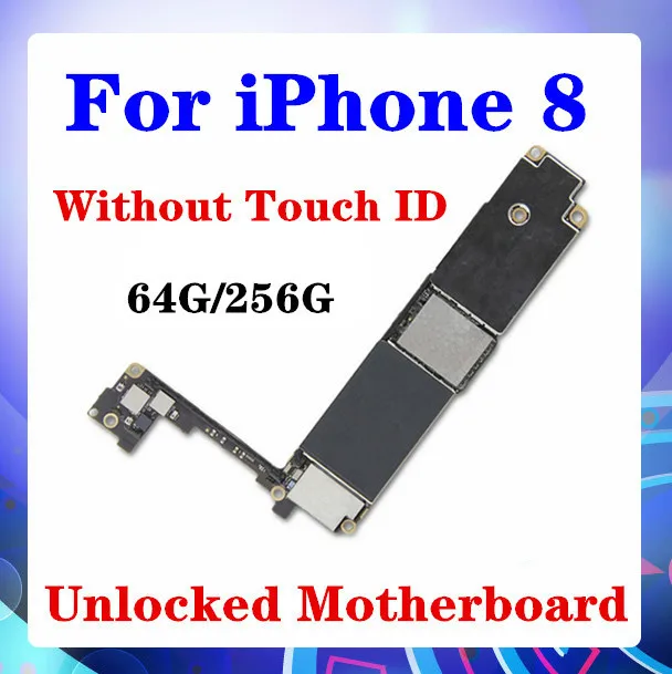 Для iPhone 8 Plus материнская плата без сканера отпечатков пальцев 64GB/256GB