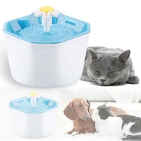 1 6l automatic dog cat drinking fountain electric water fountain usb port pet bowl drinking water feeding dispenser filter drop